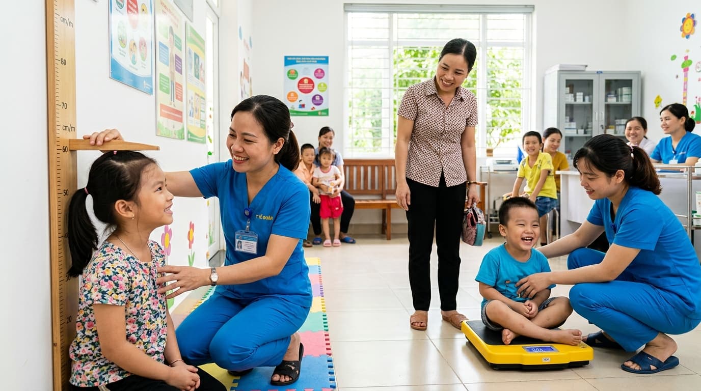 Chương Trình Trạm Sức Khỏe Nâng Cao Sức Khỏe Trẻ Em: Cách Thức Hoạt Động Chi Tiết