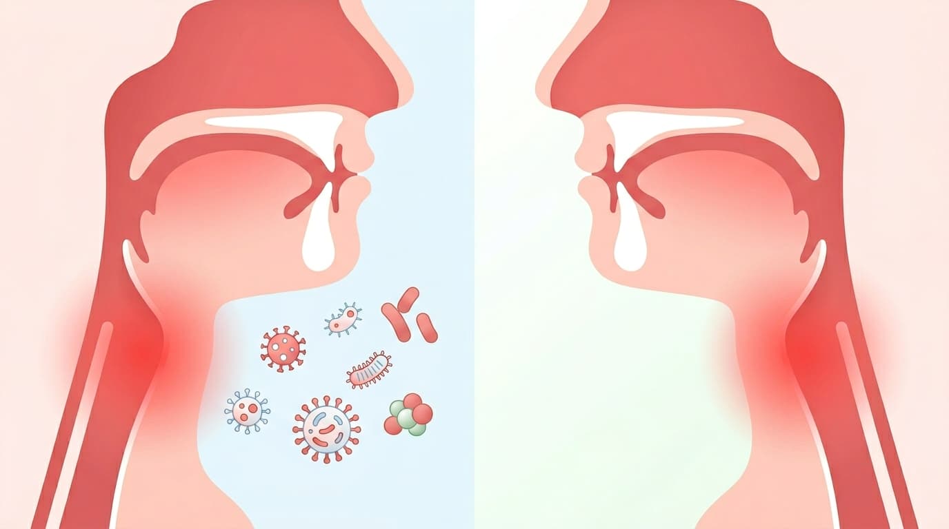 Phân Biệt Viêm Họng Virus Và Vi Khuẩn: Khi Nào Cần Dùng Kháng Sinh?