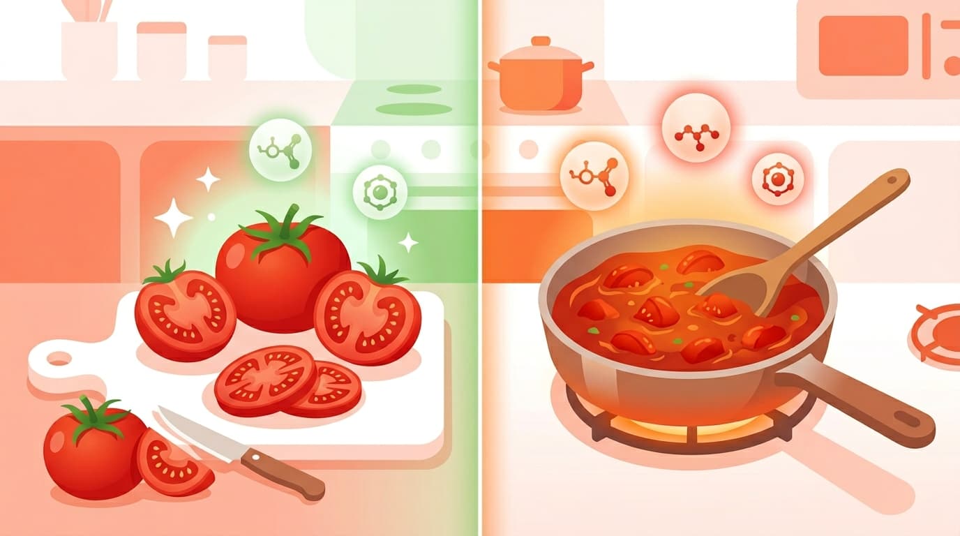Cà chua sống hay nấu chín: Lựa chọn nào tốt hơn cho sức khỏe?