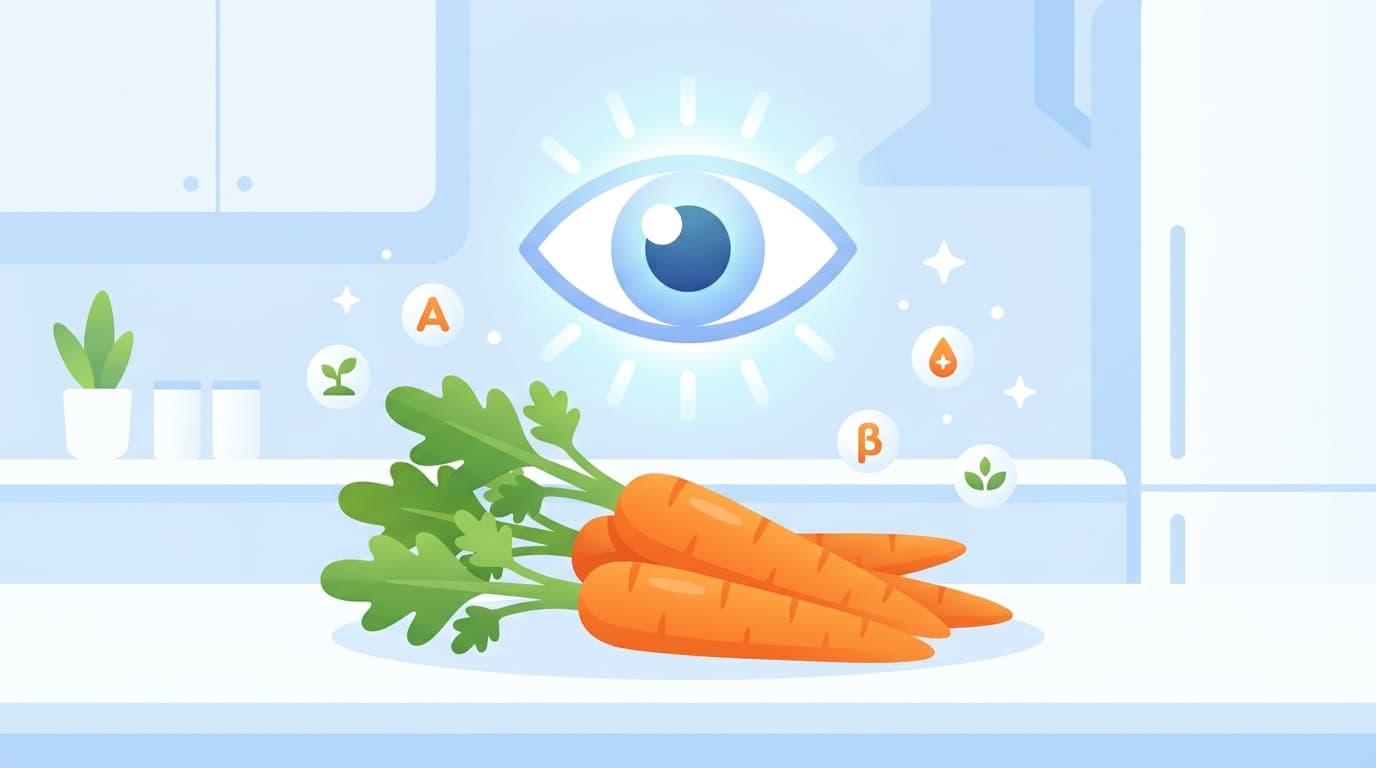 Cà rốt và thị lực: Sự thật khoa học đằng sau kiến thức dân gian