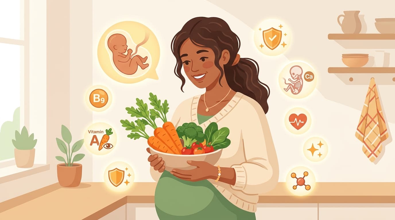 Cà rốt cho mẹ bầu: Lợi ích vàng và cách ăn đúng liều lượng