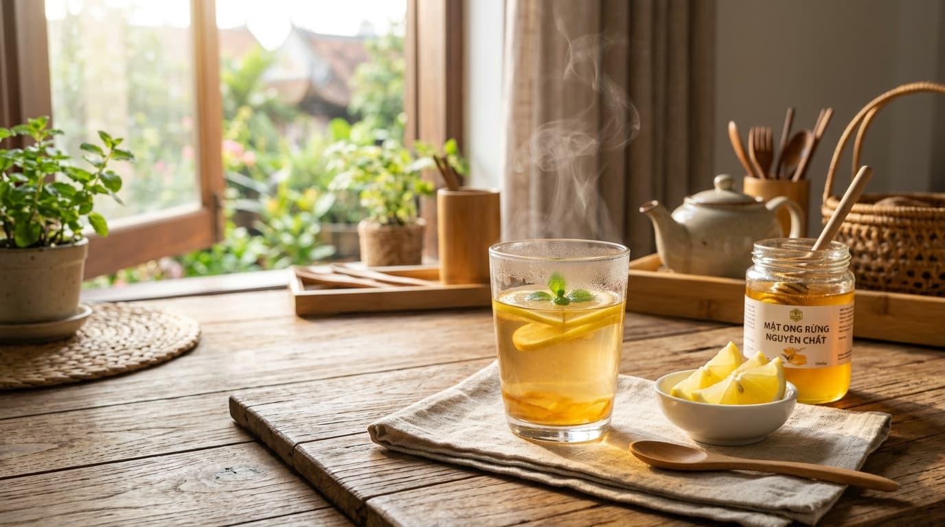 Uống Nước Chanh Mật Ong Mỗi Sáng: Lợi Ích Thực Sự Và Những Lưu Ý Quan Trọng